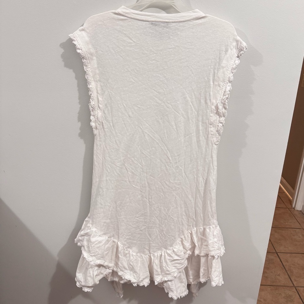NWOT Derek Lam Crosby Jay Ruffle Hem Dress Size Medium - Picture 3 of 8